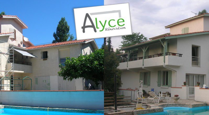avant-après ravalement façade